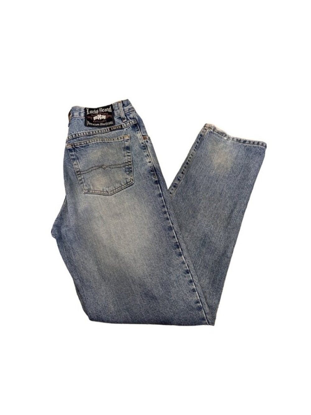 VTG Lucky Brand Denim Jeans Medium Wash USA Made 33x33”